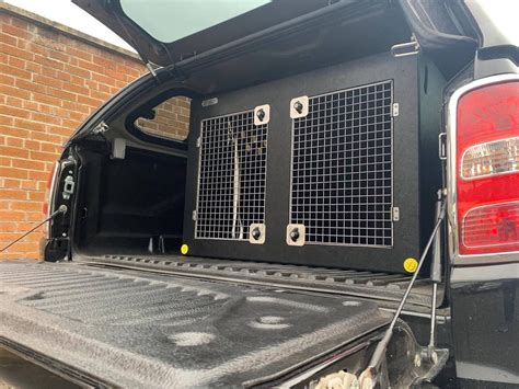 steel dog box for truck|dog crates for truck backseat.